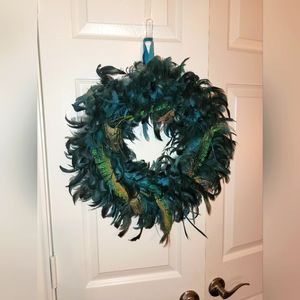 Pier 1 Peacock Feather Wreath